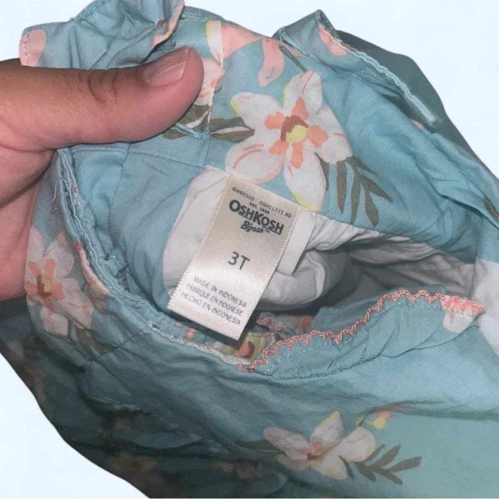 OshKosh B'gosh Blue Floral Kids Dress